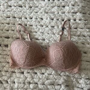 Victoria secret nude lace bra